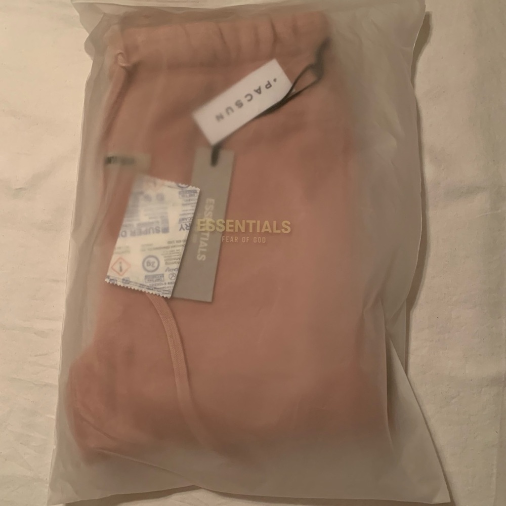 PacSun Fear Of God Essentials Jogger Blush Pink - Picture 5 of 5